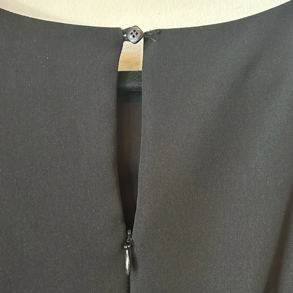 WHITE House Black‎ Market Ruffle Bell Sleeve Sheath Dress Women's 4